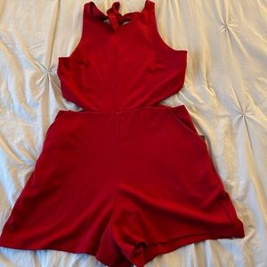 NWT red Express romper